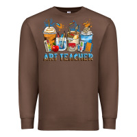Chestnut art teacher coffee cups Premium Sweatshirt - Zillion Design Studio
