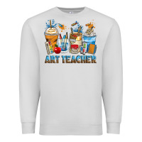 Dove Grey art teacher coffee cups Premium Sweatshirt - Zillion Design Studio