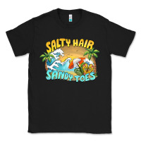 Black salty hair sandy toes summer Classic Tee - BarkalooDesign