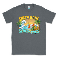 Charcoal Heather salty hair sandy toes summer Classic Tee - BarkalooDesign