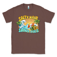 Chestnut salty hair sandy toes summer Classic Tee - BarkalooDesign