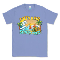 Colony Blue salty hair sandy toes summer Classic Tee - BarkalooDesign
