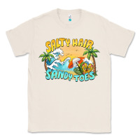 Natural salty hair sandy toes summer Classic Tee - BarkalooDesign