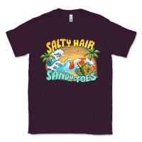 Plum salty hair sandy toes summer Classic Tee - BarkalooDesign