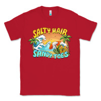 Salty Hair Sandy Toes Summer Classic Tee | Teevron