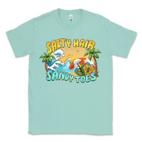Seafoam salty hair sandy toes summer Classic Tee - BarkalooDesign