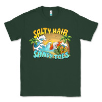 Sports Green salty hair sandy toes summer Classic Tee - BarkalooDesign