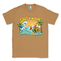 Toasted Coconut salty hair sandy toes summer Classic Tee - BarkalooDesign