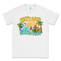 White salty hair sandy toes summer Classic Tee - BarkalooDesign