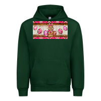 Forest Green pink camouflage egg hunter bunny   license plate Urban Hoodie - BarkalooDesign