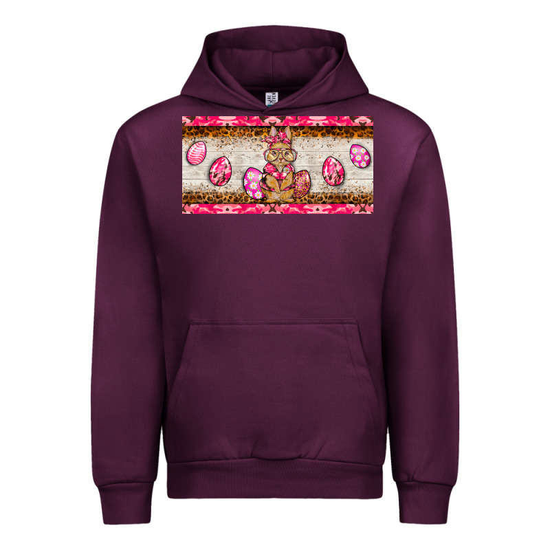 Pink Camouflage Egg Hunter Bunny   License Plate Urban Hoodie by BarkalooDesign | Teevron