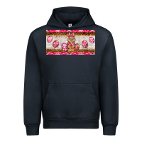 Navy pink camouflage egg hunter bunny   license plate Urban Hoodie - BarkalooDesign