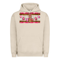 Pigment French Oak pink camouflage egg hunter bunny   license plate Urban Hoodie - BarkalooDesign