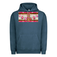Pigment Midnight Navy pink camouflage egg hunter bunny   license plate Urban Hoodie - BarkalooDesign