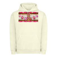 Pigment Pistachio pink camouflage egg hunter bunny   license plate Urban Hoodie - BarkalooDesign