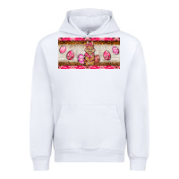 White pink camouflage egg hunter bunny   license plate Urban Hoodie - BarkalooDesign