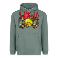Sage softball dad Heavyweight Hoodie - Zillion Design Studio
