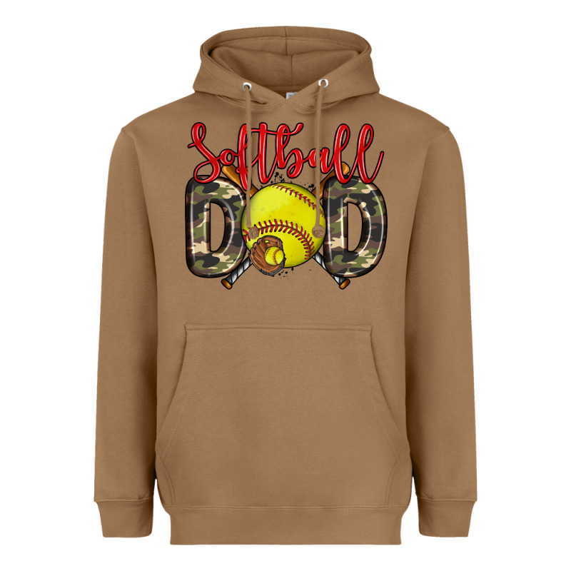 Softball Dad Heavyweight Hoodie by Zillion Design Studio | Teevron
