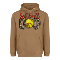 Toasted Coconut softball dad Heavyweight Hoodie - Zillion Design Studio