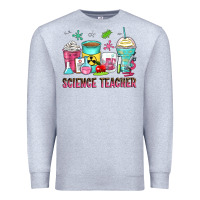 Heather Grey science teacher coffee cups Premium Sweatshirt - Zillion Design Studio
