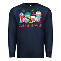 Navy science teacher coffee cups Premium Sweatshirt - Zillion Design Studio