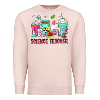 Pale Pink science teacher coffee cups Premium Sweatshirt - Zillion Design Studio