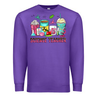 Purple science teacher coffee cups Premium Sweatshirt - Zillion Design Studio