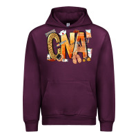 Mauve Wine cna certified nursing assistant nurse Urban Hoodie - NancyCooperArtShop