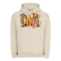 Pigment French Oak cna certified nursing assistant nurse Urban Hoodie - NancyCooperArtShop