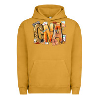 Pigment Peanut Butter cna certified nursing assistant nurse Urban Hoodie - NancyCooperArtShop