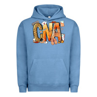 Pigment Pebble Blue cna certified nursing assistant nurse Urban Hoodie - NancyCooperArtShop