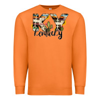 Carrot kentucky state cowhide serape cactus Premium Sweatshirt - RanaPortraitStore