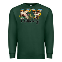 Sports Green kentucky state cowhide serape cactus Premium Sweatshirt - RanaPortraitStore