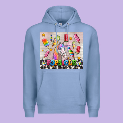 Popsicle's And Unicorn Premium Hoodie Designed By Adodesignshop