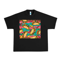 Black mexican taco paper glitter leopard wooden Urban Heavy Tee - Artiststas
