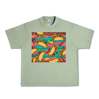 Oil Green mexican taco paper glitter leopard wooden Urban Heavy Tee - Artiststas
