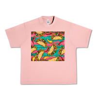Salmon mexican taco paper glitter leopard wooden Urban Heavy Tee - Artiststas