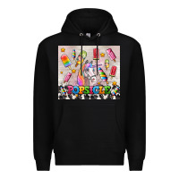 Black popsicle's and unicorn Premium Hoodie - AdoDesignShop