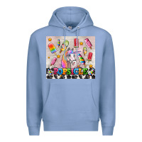 Colony Blue popsicle's and unicorn Premium Hoodie - AdoDesignShop