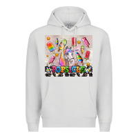 Dove Grey popsicle's and unicorn Premium Hoodie - AdoDesignShop