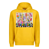 Lemon popsicle's and unicorn Premium Hoodie - AdoDesignShop