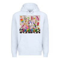 White popsicle's and unicorn Premium Hoodie - AdoDesignShop
