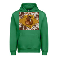 Emerald horse Urban Hoodie - BarkalooDesign