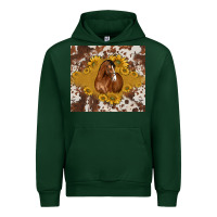 Forest Green horse Urban Hoodie - BarkalooDesign