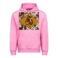 Fuchsia Pink horse Urban Hoodie - BarkalooDesign