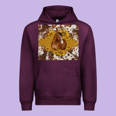 Horse Urban Hoodie Designed By Barkaloodesign
