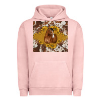 Pigment Salmon horse Urban Hoodie - BarkalooDesign