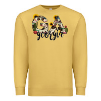 Antique Gold georgia state cowhide serape cactus Premium Sweatshirt - RanaPortraitStore