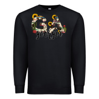 Black georgia state cowhide serape cactus Premium Sweatshirt - RanaPortraitStore
