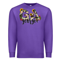 Purple georgia state cowhide serape cactus Premium Sweatshirt - RanaPortraitStore